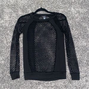 Rue 21 fishnet long sleeve top